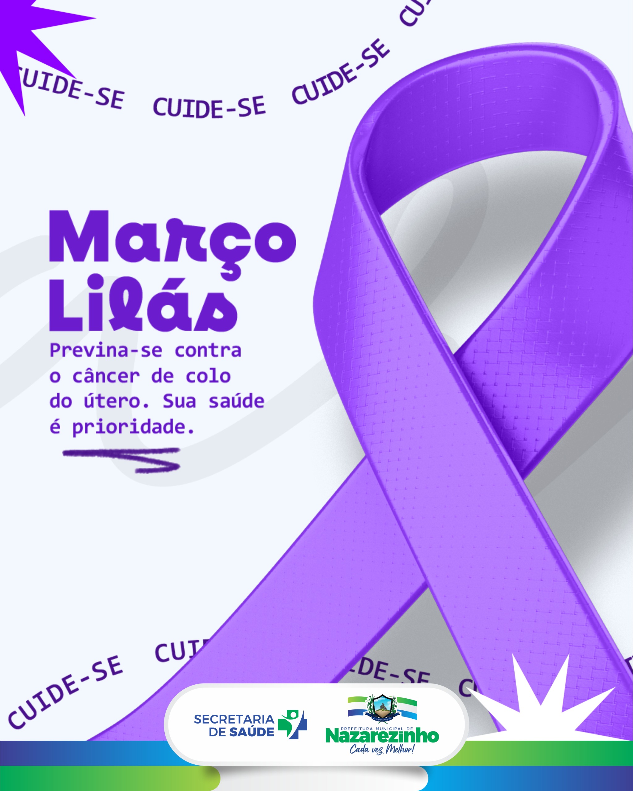 Prefeitura de Nazarezinho Destaca a Importância da Prevenção ao Câncer de Colo do Útero